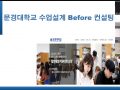 문경대학교, 수업의 질 향상을 위한 수업설계 Before 컨설팅 진행