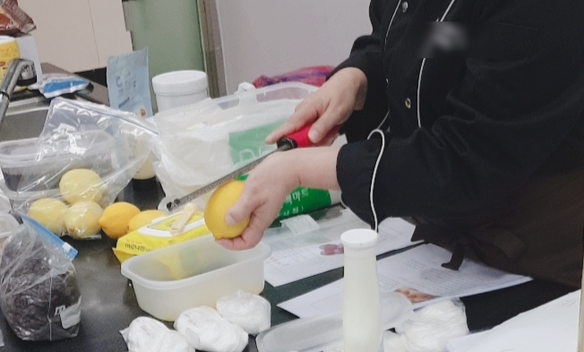 ﻿제과제빵 실습 (마들렌)
